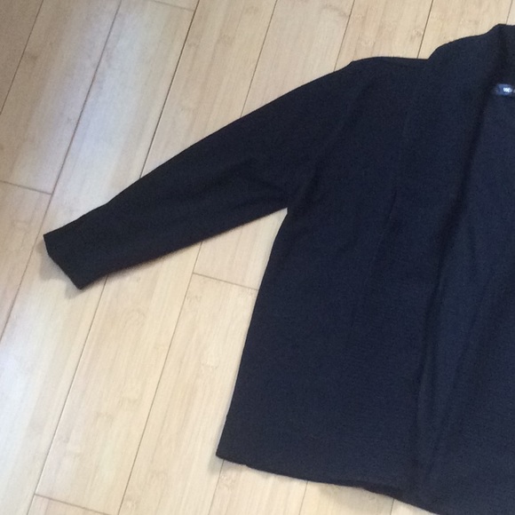 3/4 sleeve cropped open cardigan - Picture 3 of 4